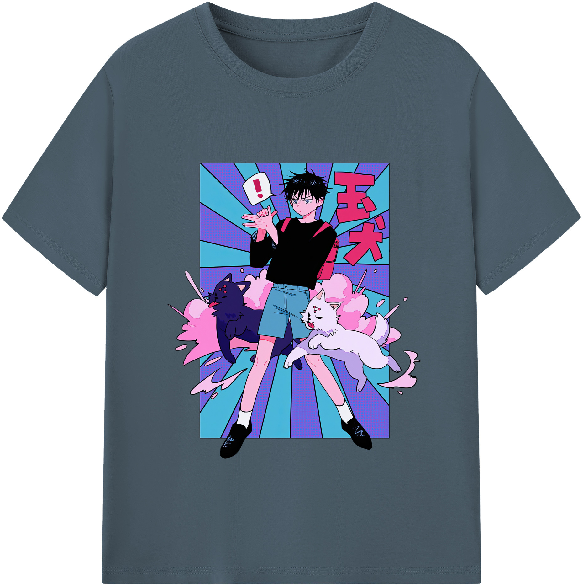 （画像用） 呪術廻戦 Jujutsu Kaisen 綿100％半袖Tシャツ（フロントプリント）